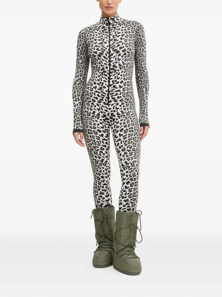 Newland Zip Leopard-print Jumpsuit - White 