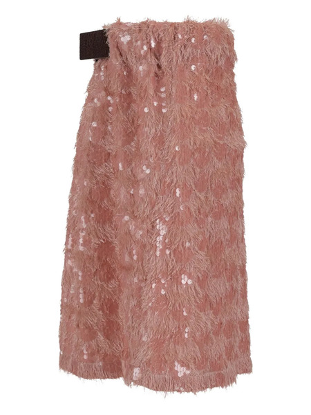  Niccolò Pasqualetti Chimera Midi Skirt - Pink 