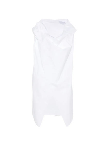  Niccolò Pasqualetti Draped Asymmetric Top - White 