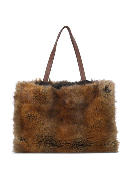  Niccolò Pasqualetti Faux-fur Tote Bag - Brown 