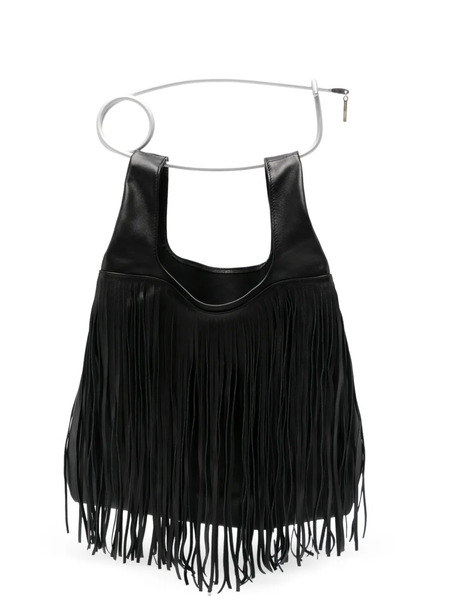  Niccolò Pasqualetti Fringed Tote Bag - Black 