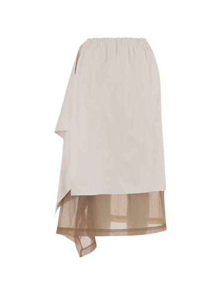  Niccolò Pasqualetti Leather Skirt - Neutrals 