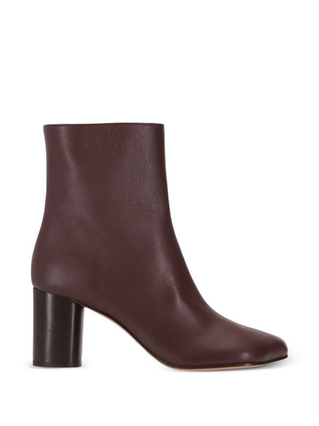  Niccolò Pasqualetti Obliqua Leather Ankle Boots - Brown 