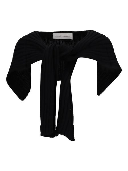  Niccolò Pasqualetti Parte Wool Scarf - Black 