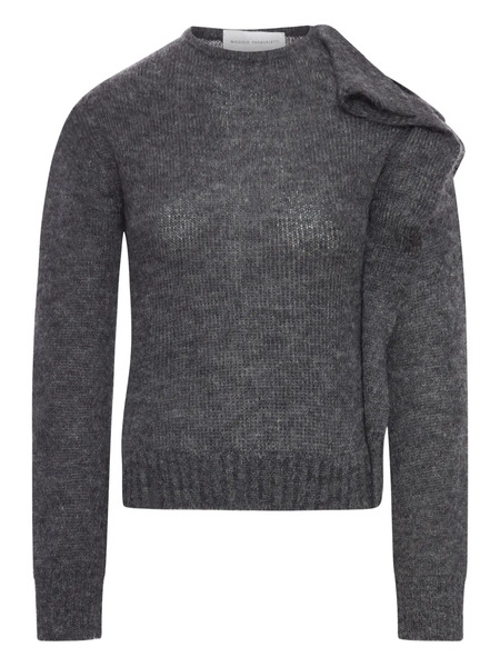  Niccolò Pasqualetti Ruffle-detail Jumpers - Grey 
