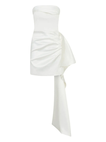  Nicholas Calliope Draped Mini Dress - Neutrals 