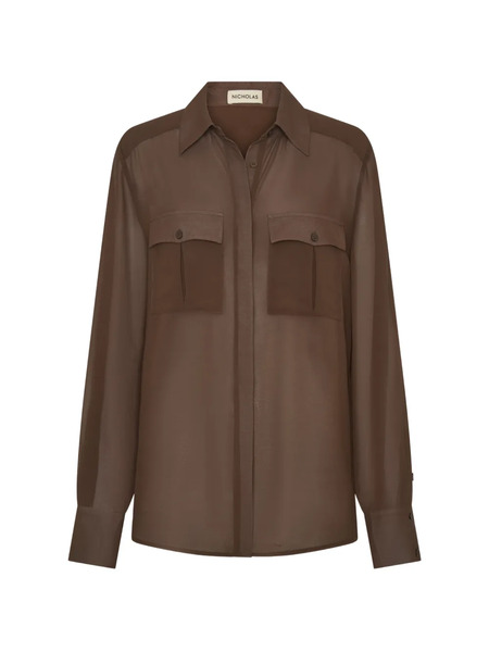  Nicholas Chloe Shirt - Brown 