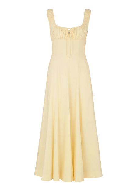  Nicholas Dina Midi Dress - Yellow 