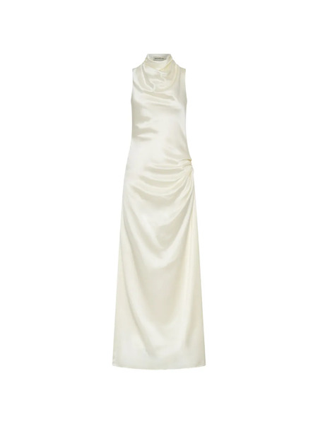  Nicholas Fabiana Draped Maxi Dress - Neutrals 