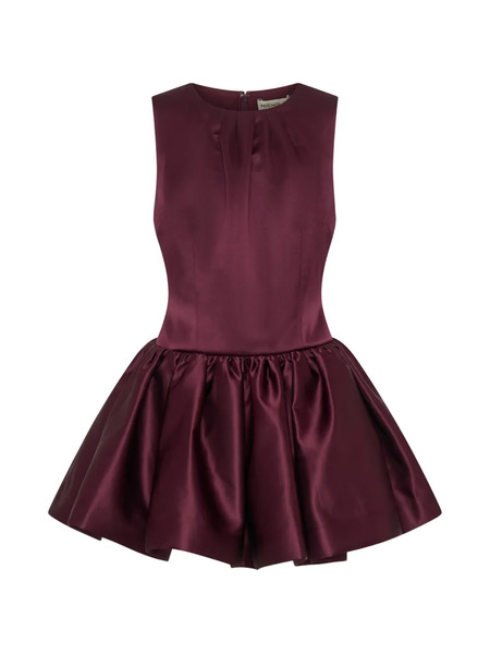  Nicholas Karina Gathered Mini Dress - Purple 
