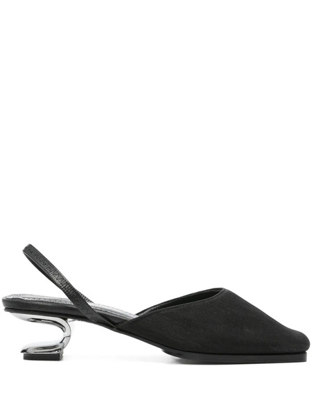  Nicole Saldaña 40mm Syd Mules - Black 