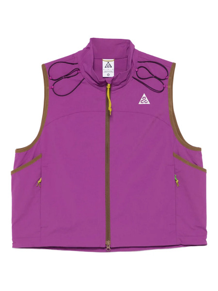  Nike Acg Death Bloom Zip Sleeveless Jacket - Purple 