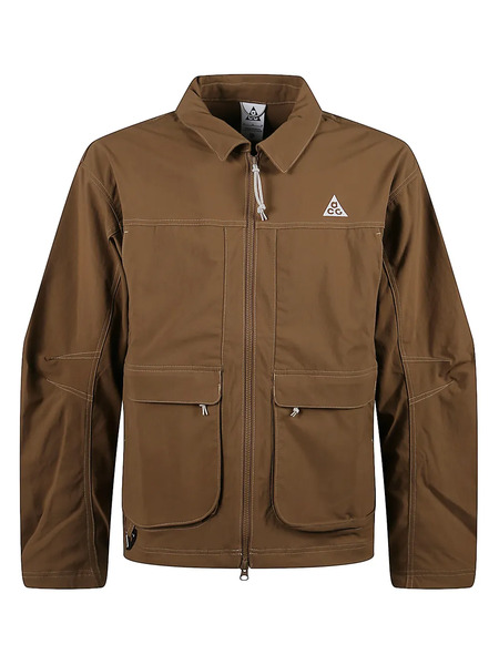  Nike Acg Smith Summit Logo-detail Jacket - Brown 