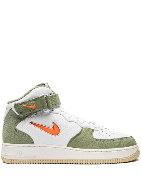  Nike Air Force 1 Mid Qs jewel Oil Green Sneakers - White 