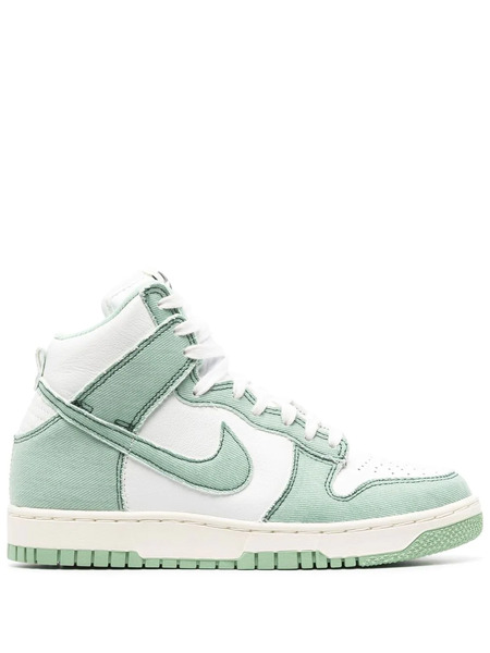  Nike Dunk High 1985 green Denim Sneakers 