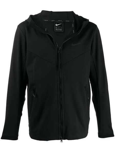  Nike Hooded Jersey Jacket - Black 