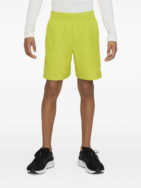  Nike Kids Dri‑fit Multi Logo Shorts - Green 