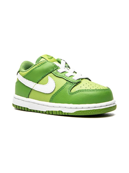  Nike Kids Dunk Low chlorophyll Sneakers - Green 