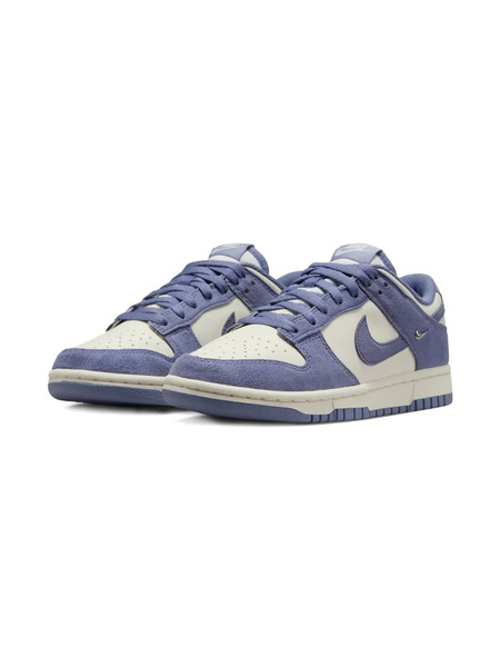  Nike Kids Dunk Low Mini-swoosh Sneakers - White 