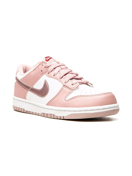  Nike Kids Dunk Low pink Velvet Sneakers 