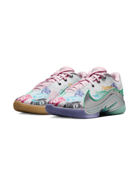 Nike Kids Lebron Xxii Monopoly Currency white/baltic Blue/vapor Green-pink Foam/metallic Silver Sneakers 