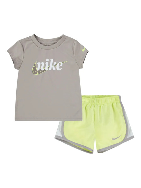  Nike Kids Logo Short Set - Brown 