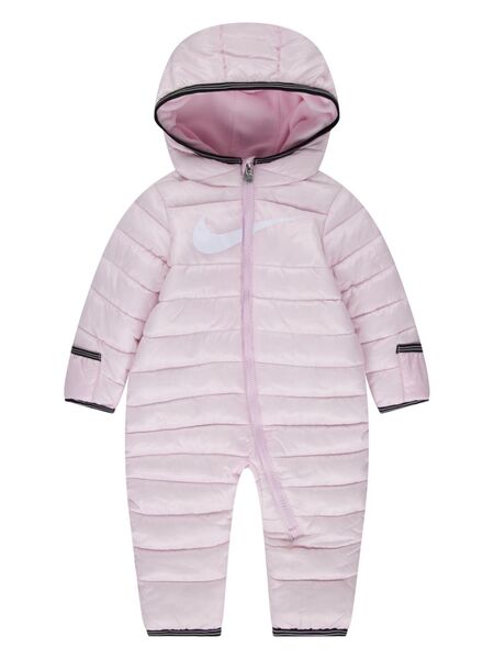  Nike Kids Swoosh-print Snowsuit - Pink 
