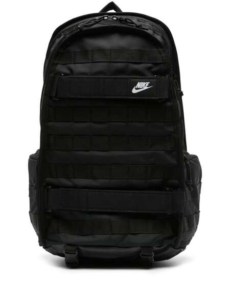  Nike Logo-patch Backpack - Black 