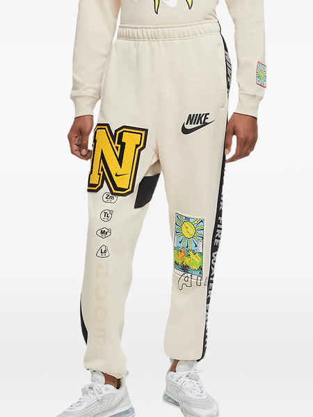 Nike Patchwork Track Pants - White 