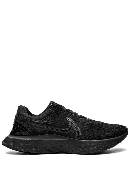  Nike React Infinity Run Flyknit 3 triple Black Sneakers 