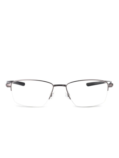  Nike 6045 Rectangle-frame Glasses - Silver 
