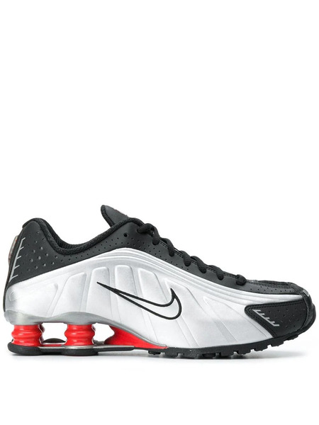  Nike Shox R4 black/metallic Silver Sneakers 