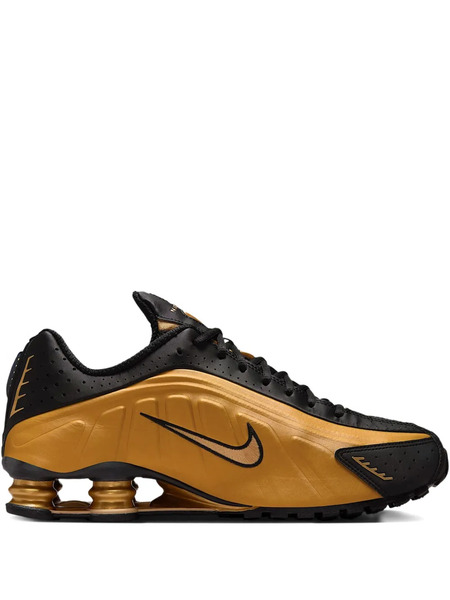  Nike Shox R4 Sneakers - Gold 