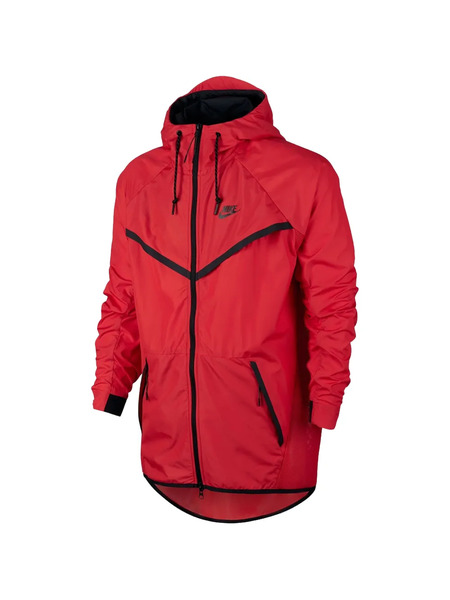  Nike Tech Hypermesh Wind Runner Athletic Jacket - Orange 