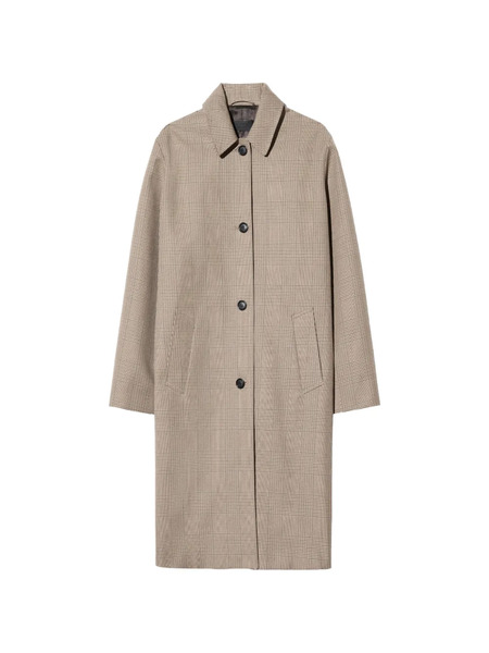  Nili Lotan Watson Plaid Coat - Neutrals 