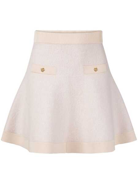  Nina Ricci Flared Mini Skirt - Neutrals 