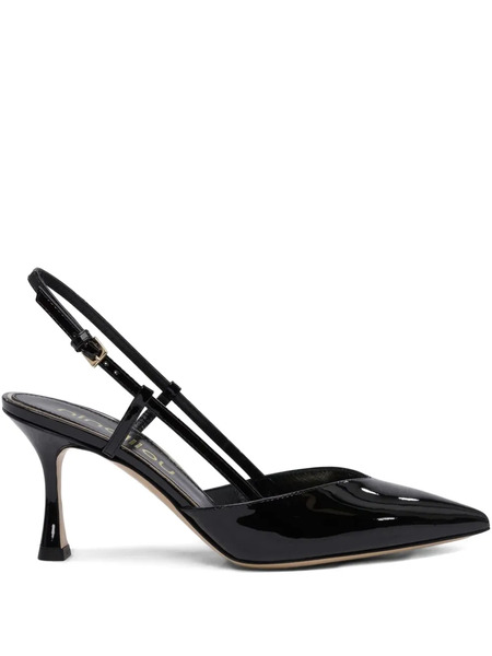  Ninalilou 70mm Mya Slingback Patent-leather Pumps - Black 