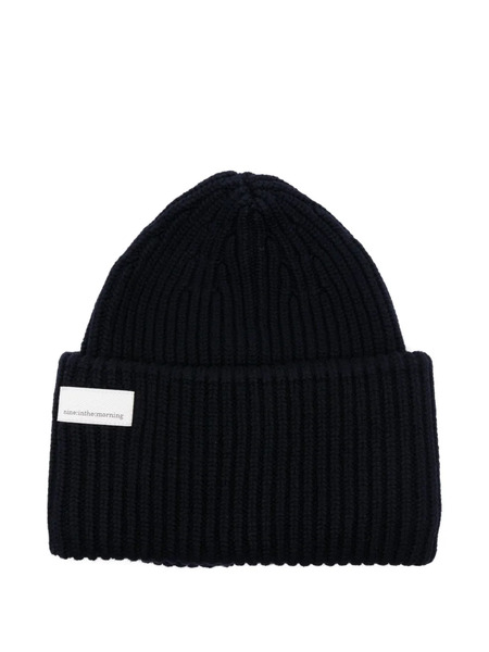  Nine In The Morning Ribbed Wool Beanie - Blue 