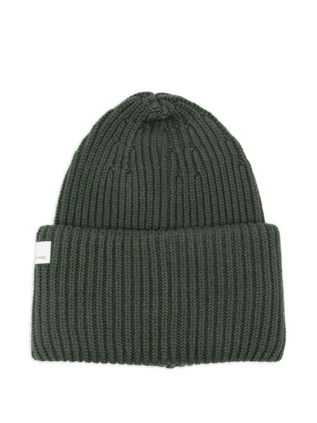  Nine In The Morning Ribbed Wool Beanie - Green 