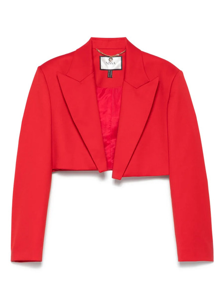  Nissa Cropped Jacket - Red 