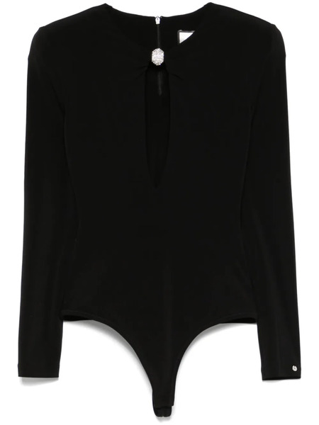  Nissa Crystal-embellished Bodysuit - Black 