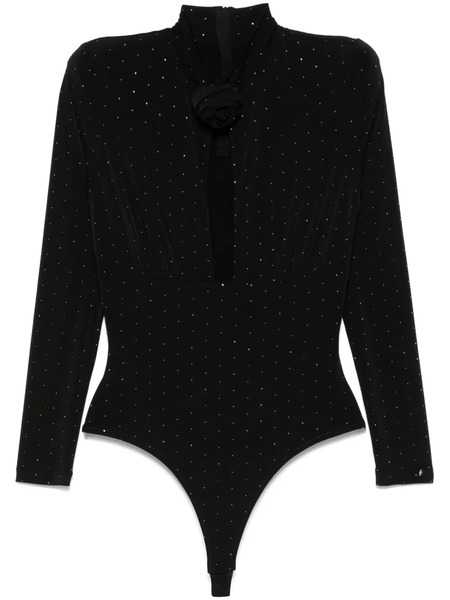  Nissa Embellished Bodysuit - Black 