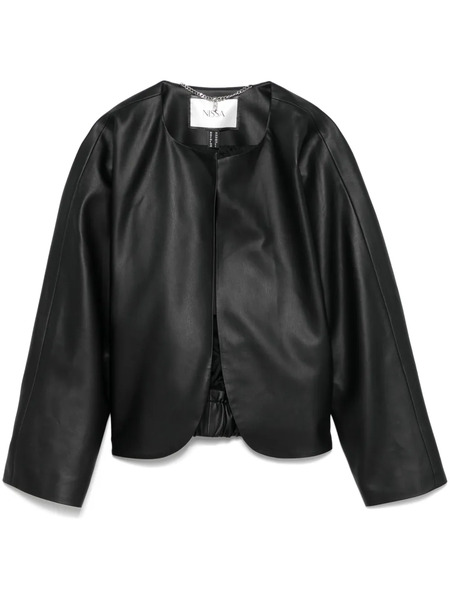  Nissa Faux-leather Jacket - Black 