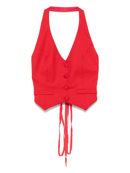  Nissa Halterneck Top - Red 