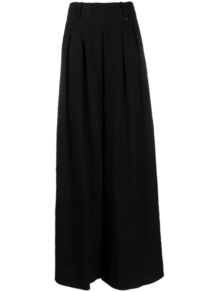  Nissa High-waisted Flared Trousers - Black 