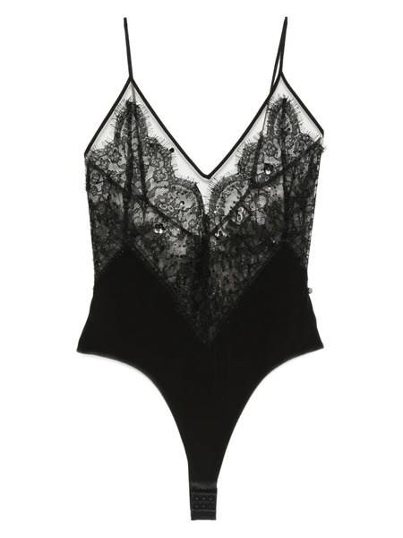  Nissa Lace-embellished Top - Black 