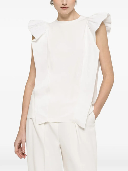  Nissa Ruffled Top - White 