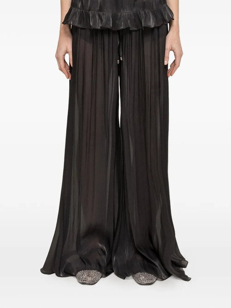  Nissa Ruffled Trousers - Black 