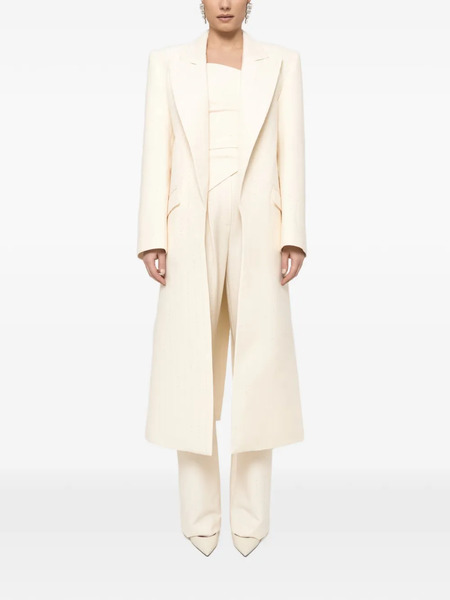  Nissa Sequin-embellished Coat - White 