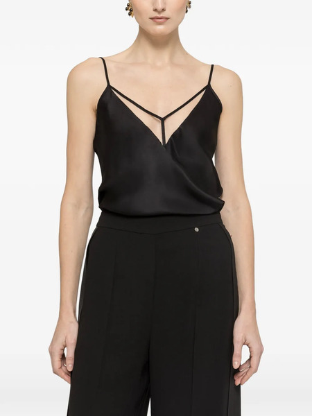  Nissa Tulle Insert Top - Black 